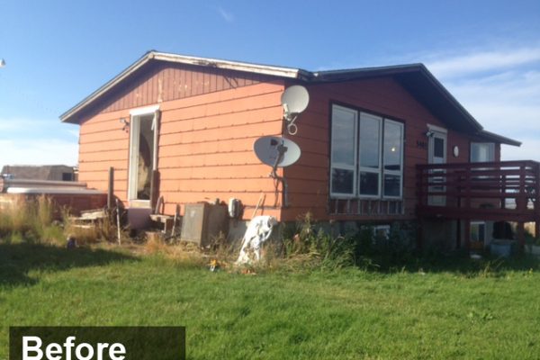 Windows before and after