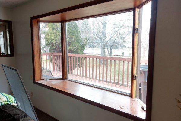 Windows before and after