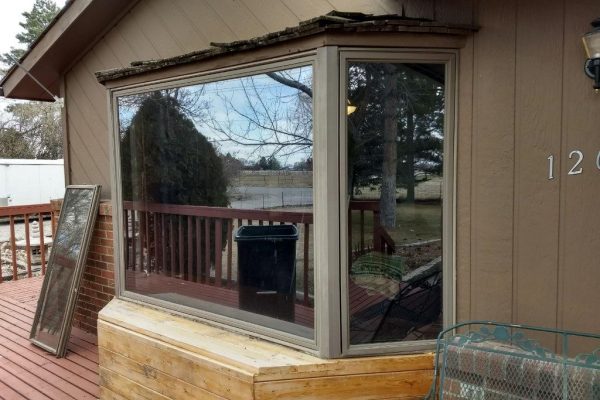 Windows before and after