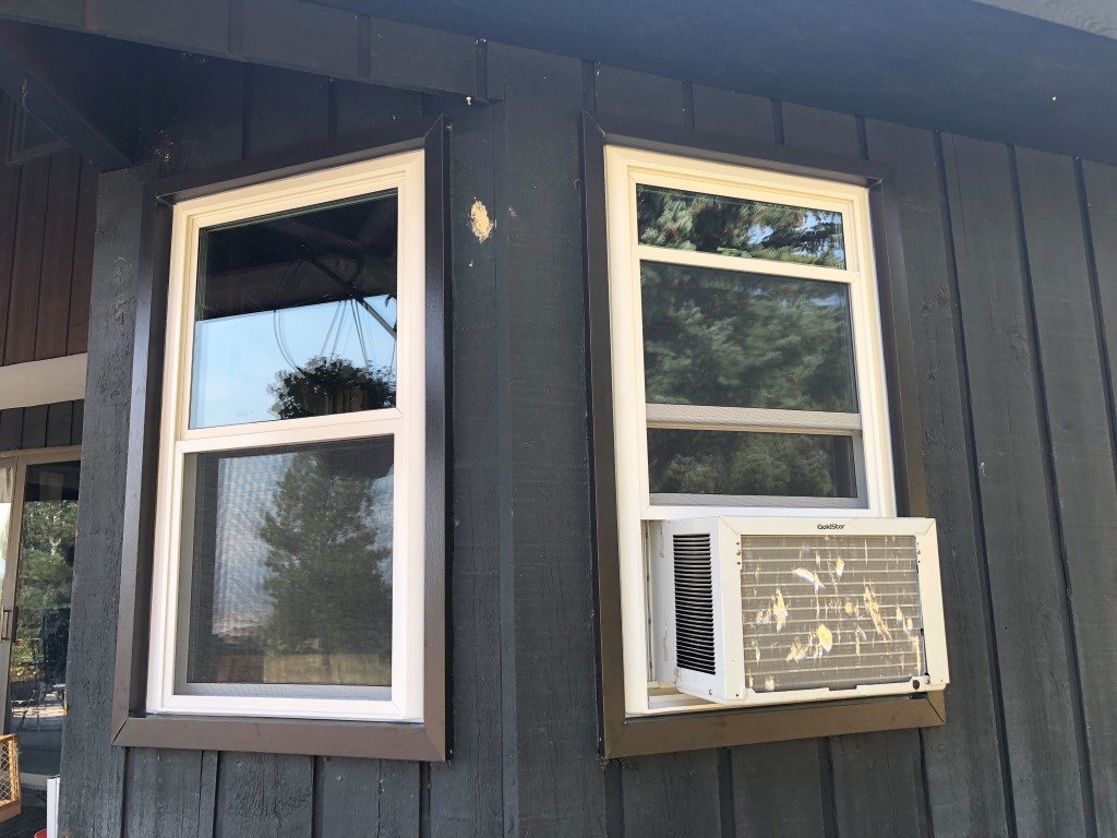 Windows before and after
