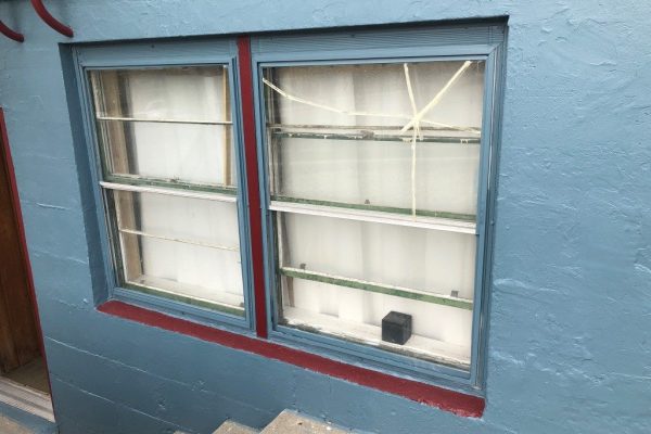 Windows before and after
